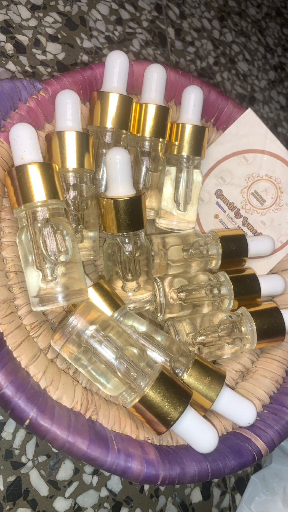 Exotic oil perfumes 