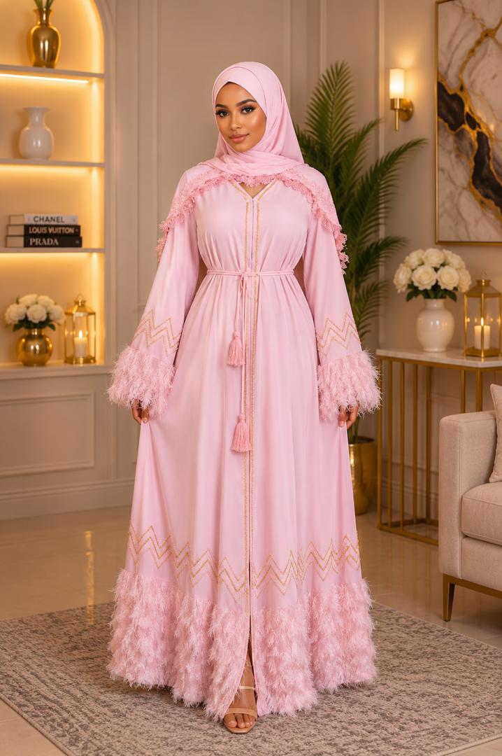 Feather Abaya